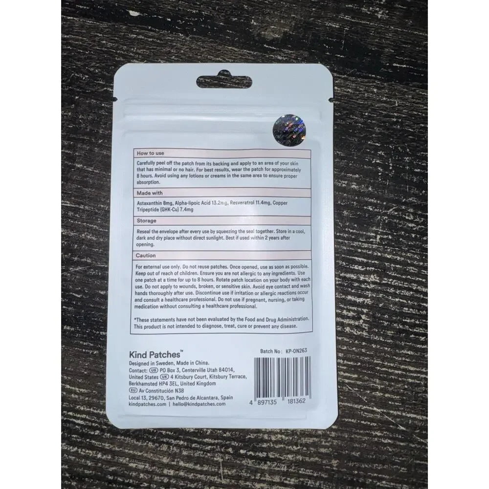 Super Glow Kind Patches 30 Count Antioxidant Supports Healthy Skin